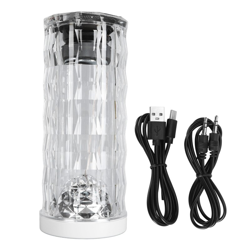 Portable Bluetooth Speaker with Touch Control Colorful Light 3D Surrounding