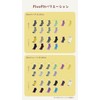 Fukuplanning FiveFit Fingerless 5-Toe Socks, Perforated, Bi-Color, Slim, Short, 22-24Cm,