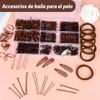 Kit de Pinzas para Cabello, 466 Piezas con Pasadores y