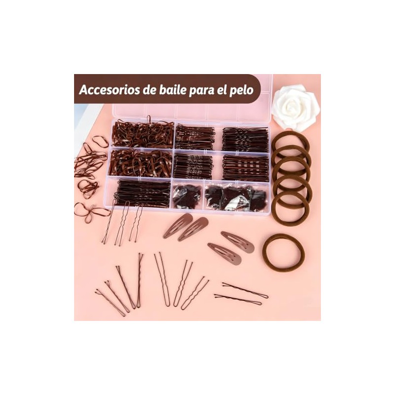 Kit de Pinzas para Cabello, 466 Piezas con Pasadores y