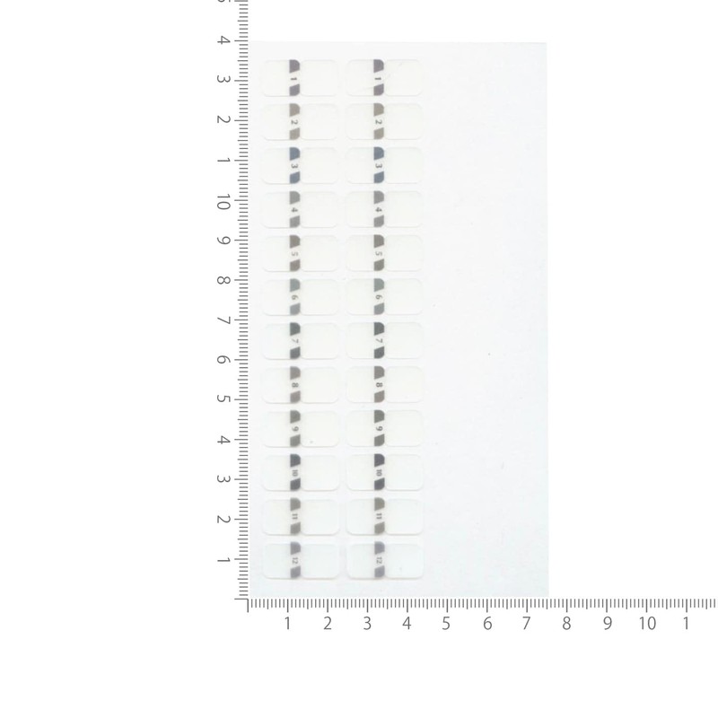 Midori Index Label S Chilat Index Numbers [Blue] Notebook Accessory