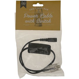Olpro SMD Light Bar Power Cable with Switch - Black