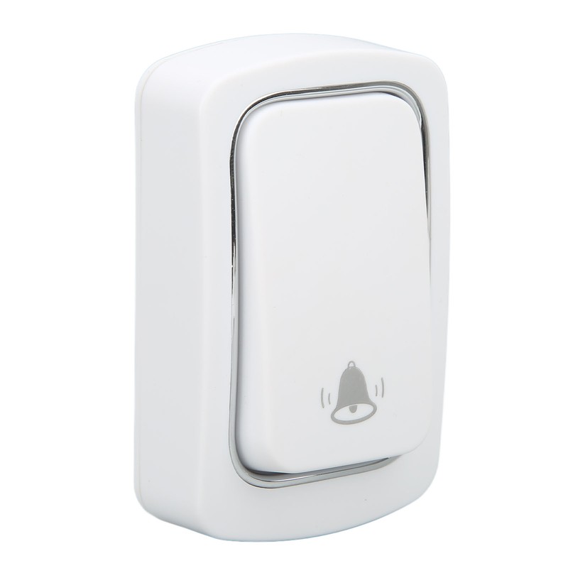 Self Powered Doorbell Set 2 Transmitter Long Range 38 Ringtones