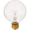 Bulbrite Incandescent G25 Medium Screw Base (E26) Light Bulb, 25