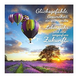 Depesche 5326.014 Glückwunsch-Karte zum Geburtstag mit 3D Motiv, Geburtstagskarte, ca. 17 x 17 cm groß, inkl. passendem Umschlag und Innentext