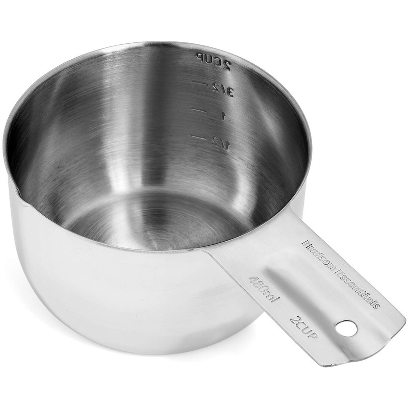 Hudson Essentials Stainless Steel Measuring Cups and Spoons Set (1