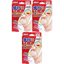 [Bulk Purchase] Toes, Komachi, Easy to Walk In, Supporter, Foot Cushions x 3