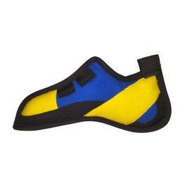 PuppyPro Upgraded Climbing Shoe Indestructible Dog Toys for Aggressive Chewers Small Medium Large Breed, Crinkle Squeaky Plush Dog Puppy Chew Toys for Teething, Climbing Puppy Toys