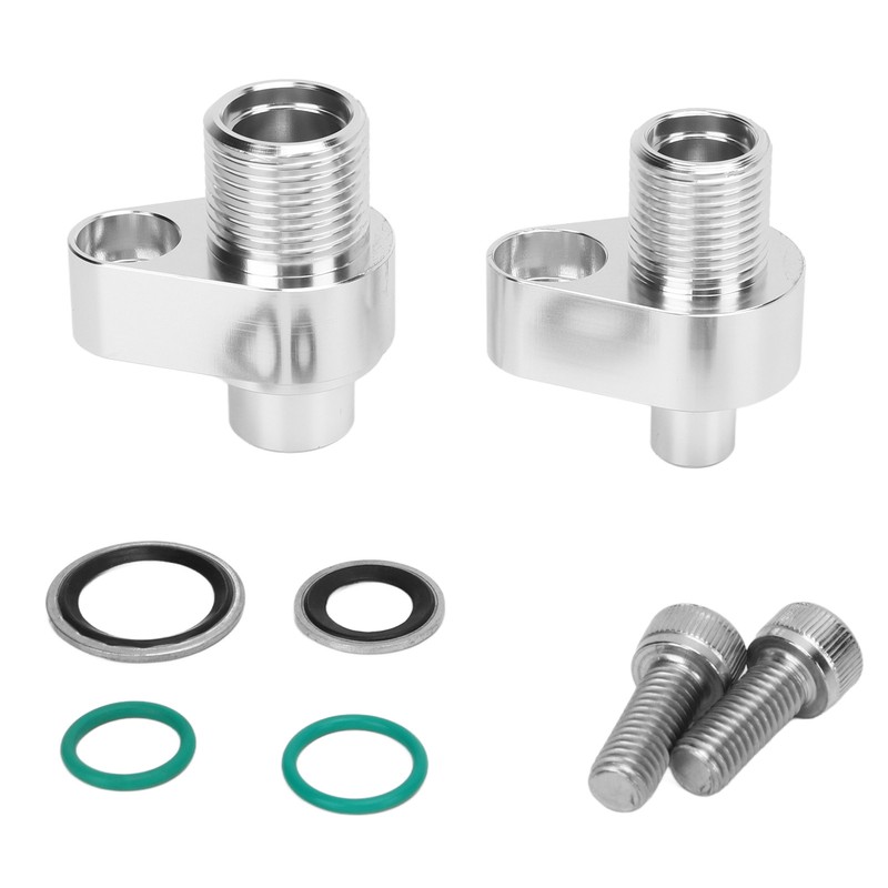 LS AC Compressor Adapter Fittings 8AN 10AN 451‑1105 Replacement for