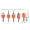 5 Pcs Countersink Drill Bit Set 2.8 3 3.2 3.5