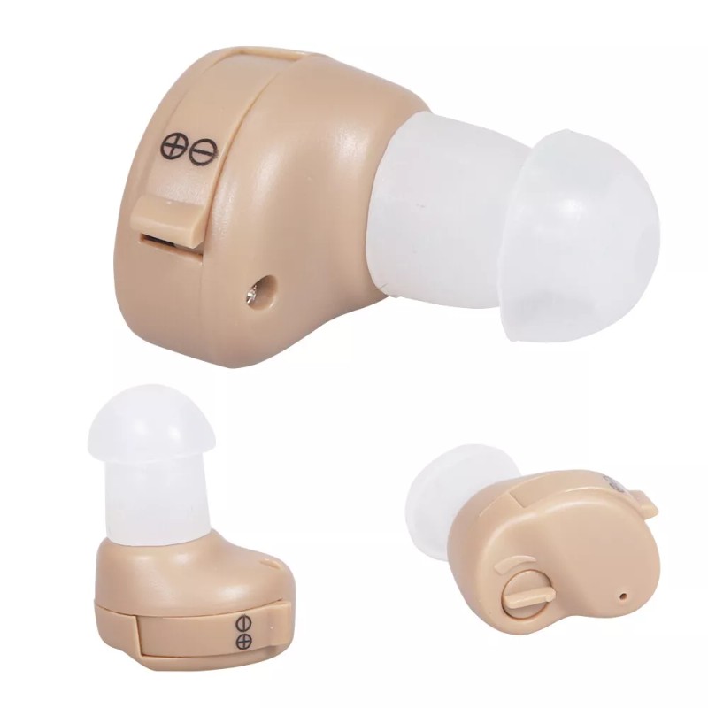 JahyShow 1/2PCS Small In Ear Invisible Best Sound Amplifier Adjustable