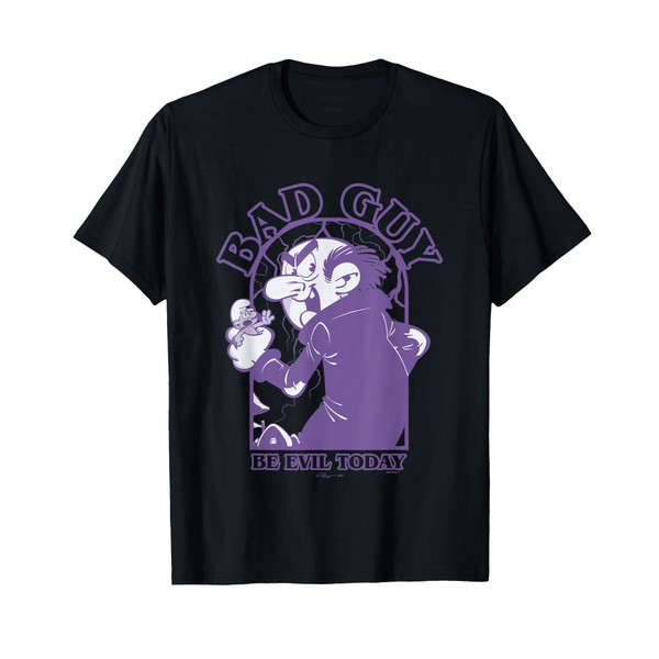 The Smurfs Bad Guy Be Evil Today Gargamel T-Shirt, black