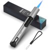 JEVSTU Torch Lighter, Butane Lighter 6.0in Long with Fuel Level