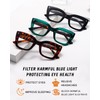 Hubeye 3 Pack Oprah Style Reading Glasses Oversized Readers Blue