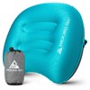 Pitch and Trek Ultralight Inflatable Travel Camping Pillow Blue