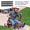 HDGSAFD 10 Teile Kart-Fixiergurte, Verstellbare Gurte, Kart-Zubehör, Multifunktionsbündelbänder.
