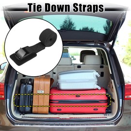 QUARKZMAN Pack of 2 Car Lashing Straps 400 kg Load Capacity 1 m x 25 mm