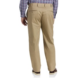 Oak Hill by DXL Men's Big and Tall Straight-Fit Tech Pants Vintage Khaki 50 x 32