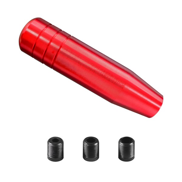JUSTTOP 5" Gear Shift Knob, Heavy Weighted Aluminum Alloy Gear