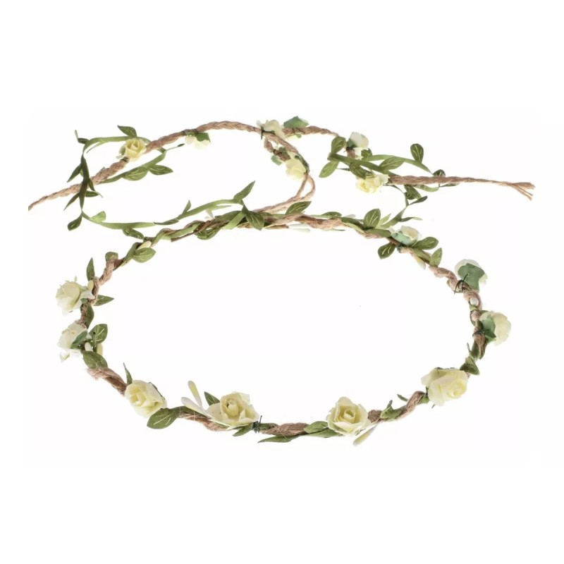 DDazzling Diadema Ddazzling, Corona Floral, Con Diseño De Flores, Para