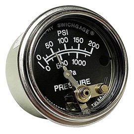 Murphy by Enovation Controls 20P-200, 2" Pressure Swichgage, 0-200 psi (05703122)