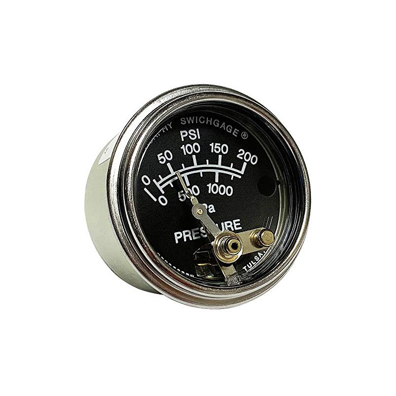 Murphy by Enovation Controls 20P-200, 2" Pressure Swichgage, 0-200 psi