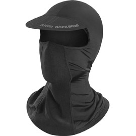 ROCKBROS Balaclava Spring/Summer Balaclava UPF 50+ Cool Face Hood for Outdoor Activities Cycling Fishing Running Men Women, black