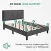 Novilla Queen Size Bed Frame Upholstered Platform Queen Bed Frame