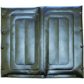 New Solutions USV271-20" Wide x 16" Depth Seat, Black Vinyl Wheelchair Upholstery, Universal Fit