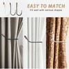 Curtain Holdbacks Farmhouse Curtain Holder for Drapes Tiebacks, Quality Metal