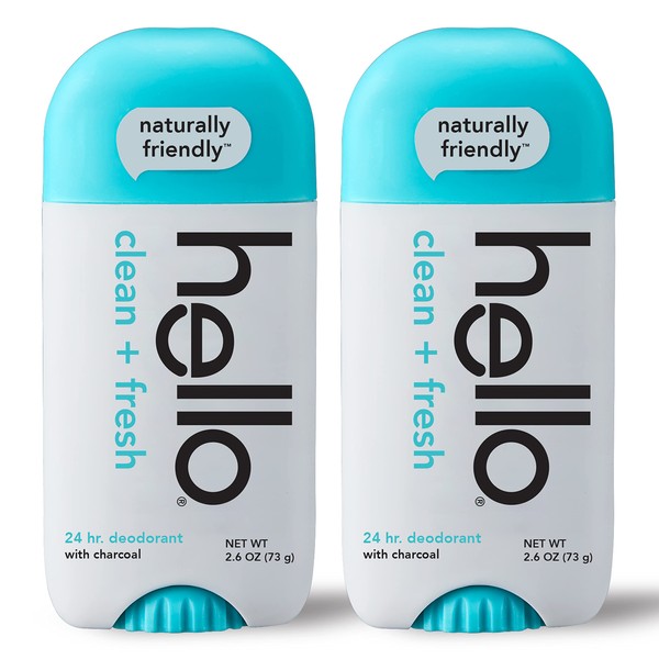 hello hello Activated Charcoal Fresh and Clean Deodorant for Women