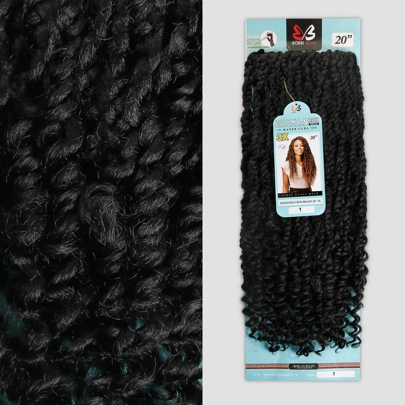 Bobbi Boss Crochet Braids Bohemian Box Braid 20" 3X (1-pack,
