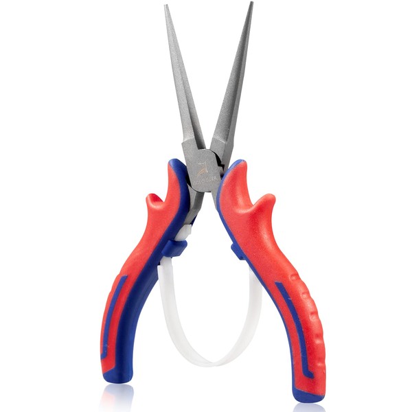 GOLD DEER 6" Mini Needle Nose Pliers Extra Long Needle
