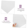 GRIRIW 10sheets White Foam Board Sheets Multi-use Craft Foam for
