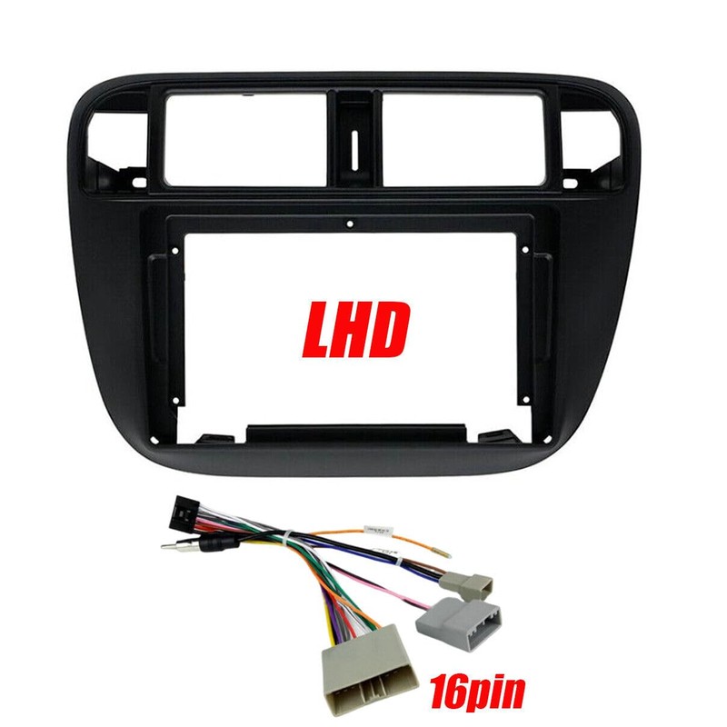 9'' Car Radio Stereo Fascia Frame Panel Black for Honda