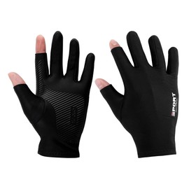 Faletony 1 Pair Fishing Gloves Fishing Gloves Sun Protection Breathable Anti-Skid Cycling Gloves for Men and Women