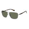 Polaroid Unisex PLD 2119/g/s Sunglasses, 6LB/UC Ruthenium, L, 6lb/Uc Ruthenium