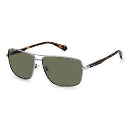 Polaroid Unisex PLD 2119/g/s Sunglasses, 6LB/UC Ruthenium, L, 6lb/Uc Ruthenium