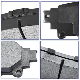 KEIYSHOLCK Juego de pastillas de freno traseras para Le-xus GS Turbo/GS200t/GS350/GS450h, IS Turbo/IS200t/IS250/IS300/IS350, RC Turbo RC200t RC300 RC/RX350 RX450h, Highlander/Mirai/Prius V/Sienna