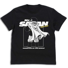 Cospa Dragon Ball Z Mr. Satan T-shirt BLACK M Size