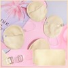 4 Pairs Underarm Sweat Pads Reusable Armpit Absorbing Guards Washable