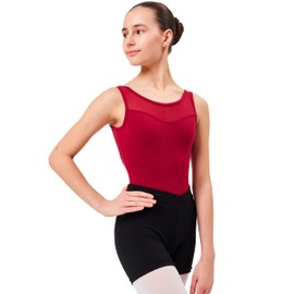 tanzmuster ® Abby Girls' Ballet Shorts (Size 92-170) Made of Soft Cotton Fabric Shorts for Children's Ballet, black