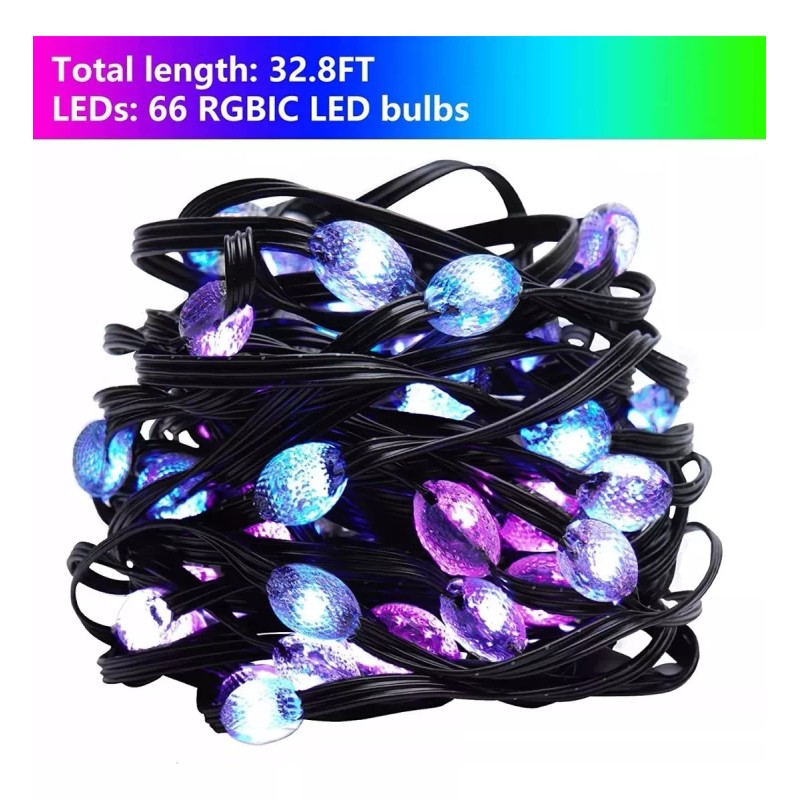 Sanwo Serie Luces Led Icrgb Usb Impermeable Control App 10m