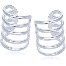 Alola Ear Cuff, 925 Silver, Unisex, Silver, No Gemstone