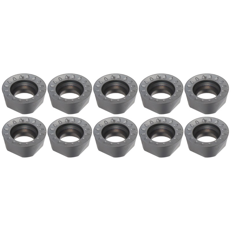 10Pcs Turning Insert Carbide Round Blade Lathe Cutter Milling CNC