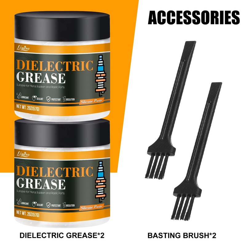 Dielectric Grease - 4oz Automotive Silicone Paste for Electrical Components