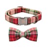 Elegant little tail Dog Collar with Bow, Comfotable Dog Bowtie,