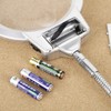 LED-illuminated Magnifier Microscope/Magnifying, Glass Clip-on Desk Metal Hose Magnifier for