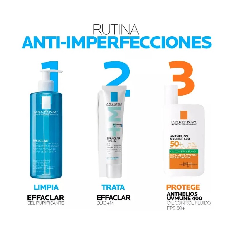 Pack Crema Roche Posay Effaclar Duo 15ml Antiacné Piel Grasa