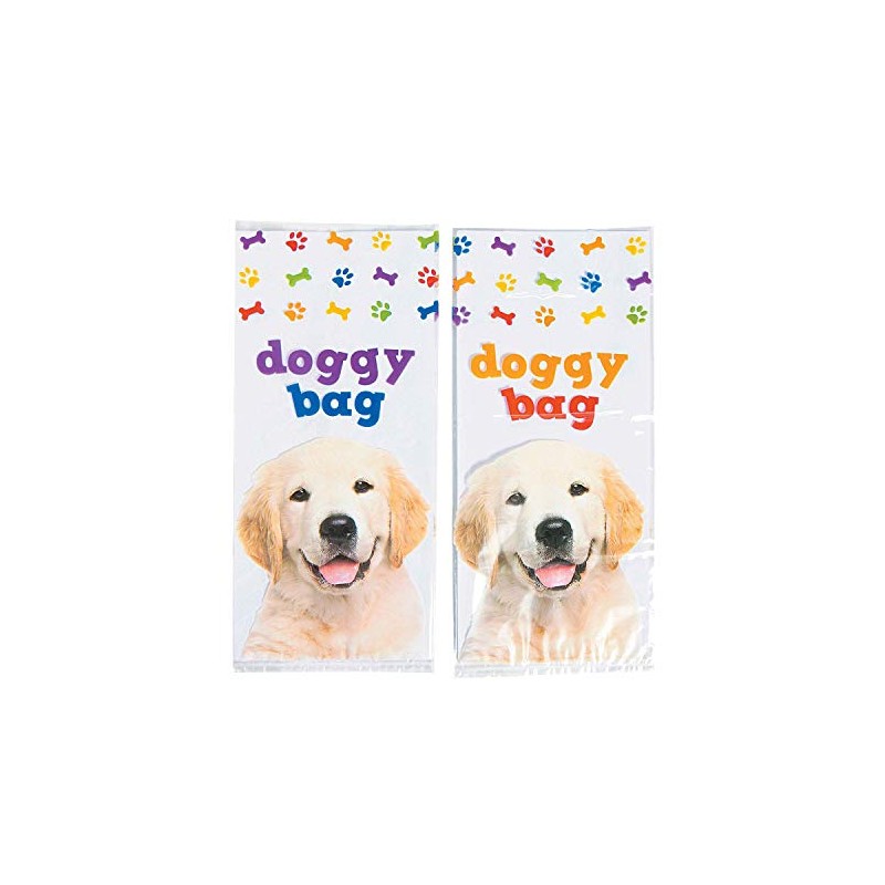 Fun Express Doggy Bag Cellophane Bags - Gift Wrap Cellophane